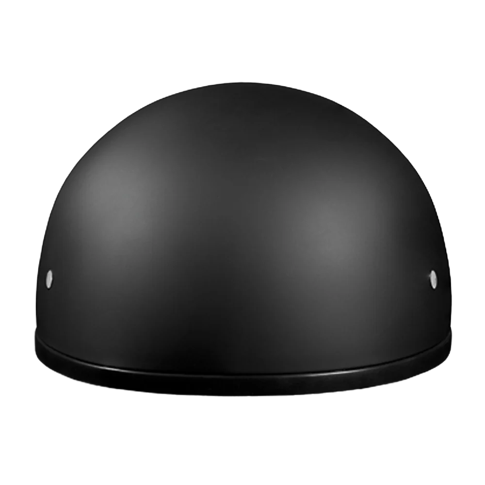 DOT Approved Daytona Skull Cap Half Shell Motorcycle Helmet - Beanie Style for Motorcycles, Cruisers, Scooters, and Mopeds W/O Visor- Dull Black - Image 5