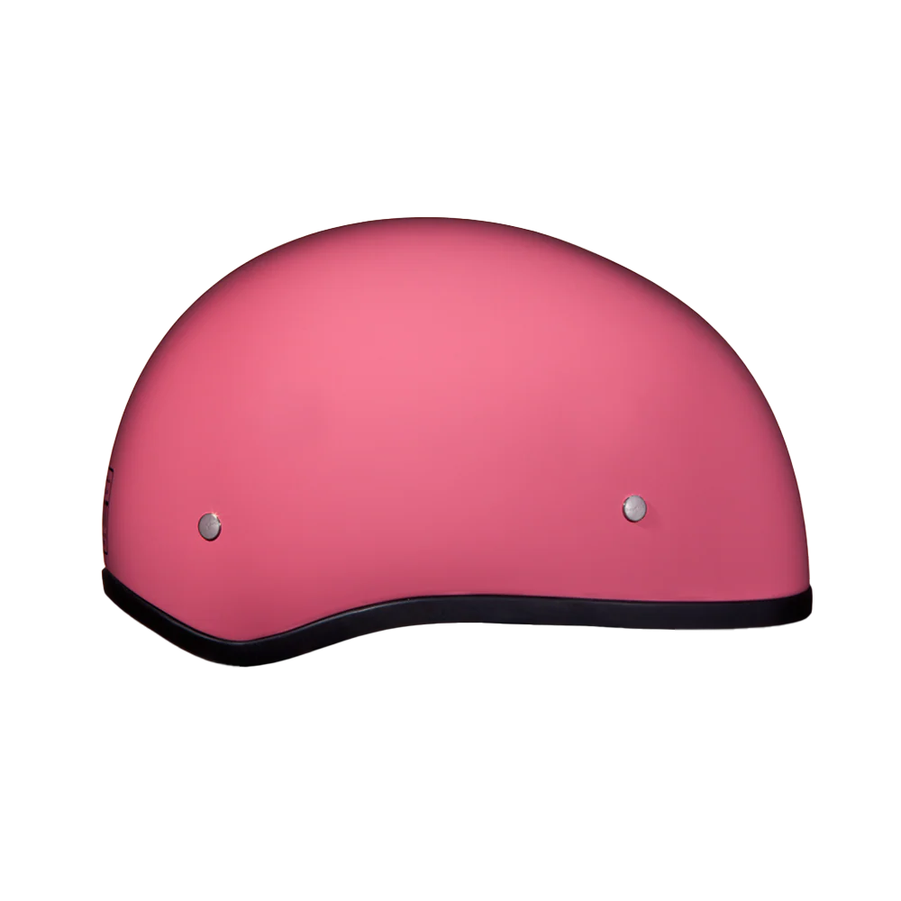DOT Approved Daytona Skull Cap Half Shell Motorcycle Helmet - Beanie Style for Motorcycles, Cruisers, Scooters, and Mopeds W/O Visor- Hi-Gloss Pink - Image 4