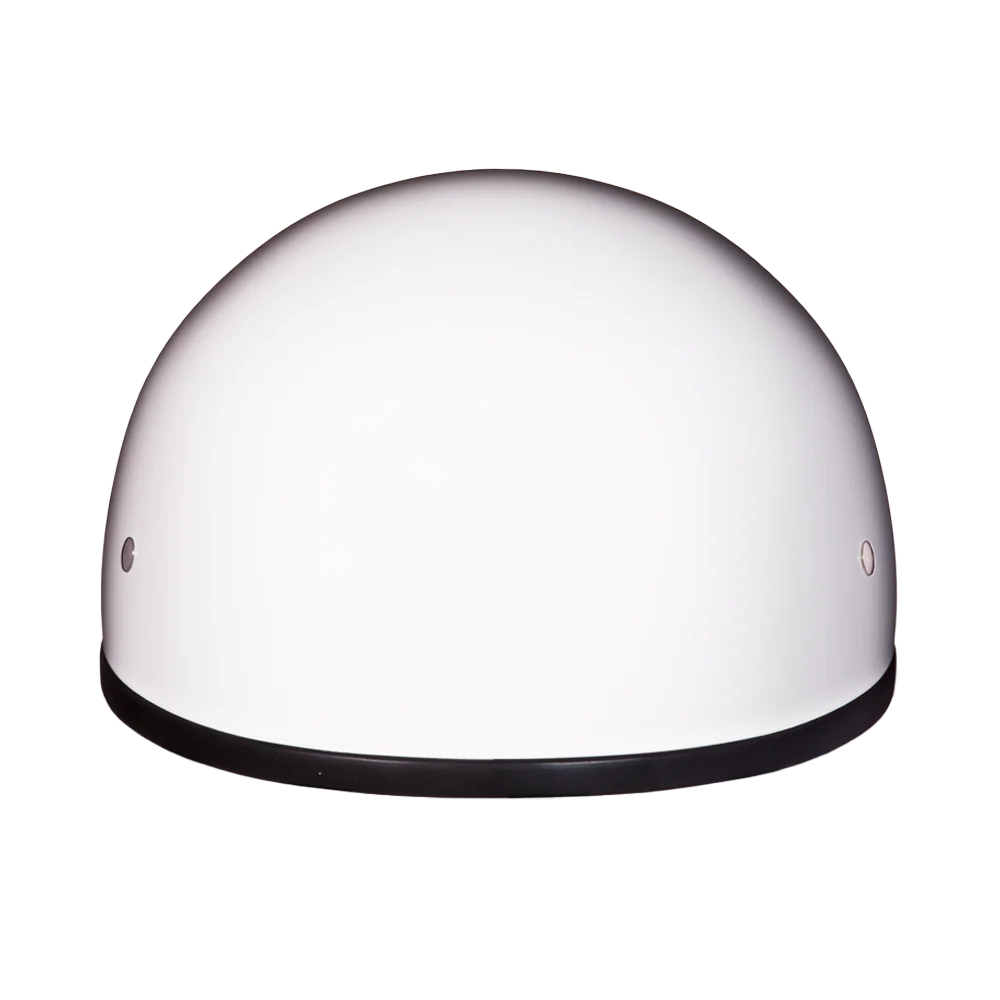 DOT Approved Daytona Skull Cap Half Shell Motorcycle Helmet - Beanie Style for Motorcycles, Cruisers, Scooters, and Mopeds W/O Visor- Hi-Gloss White - Image 5