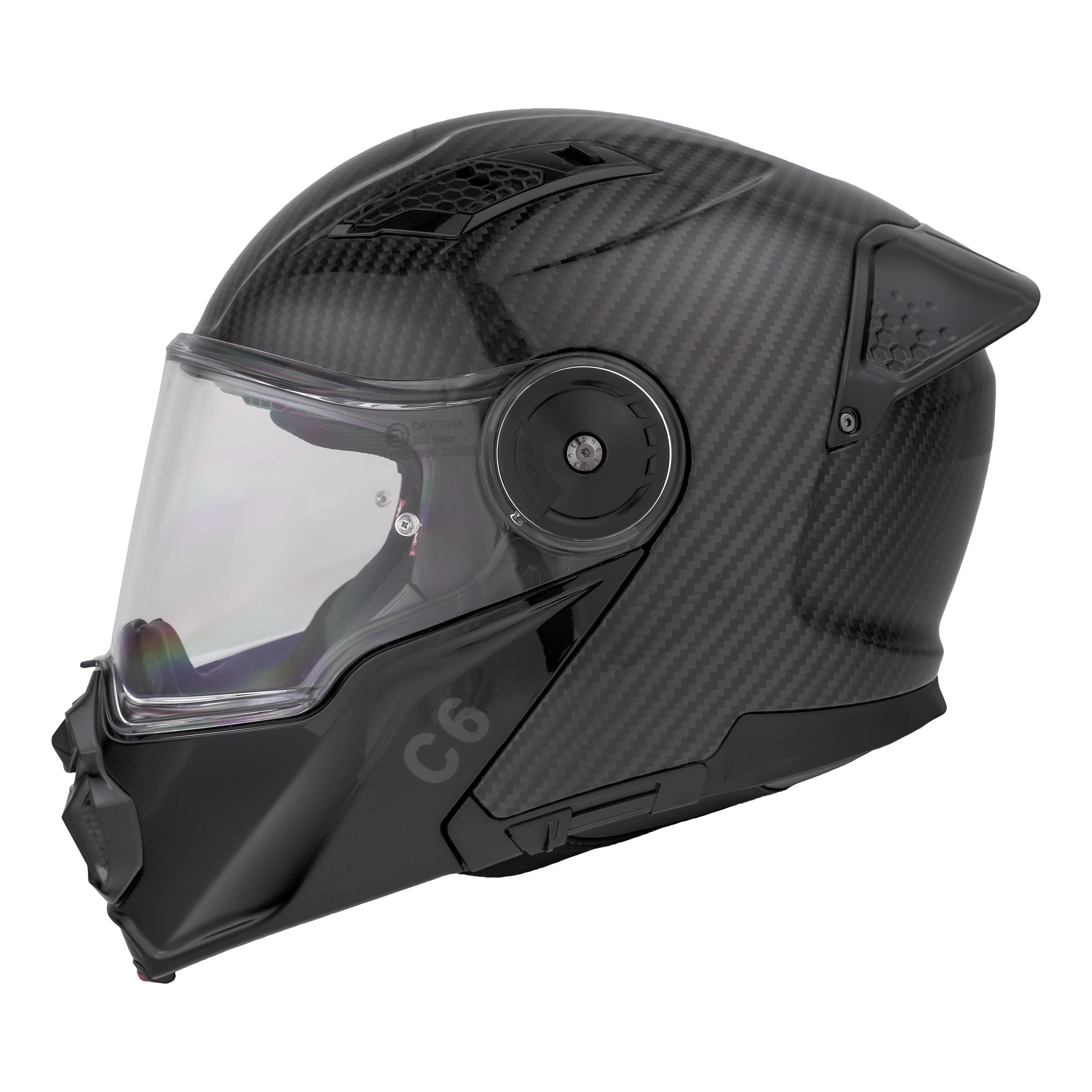 D.O.T. & ECE Daytona C6- Grey Carbon Fiber - Image 3