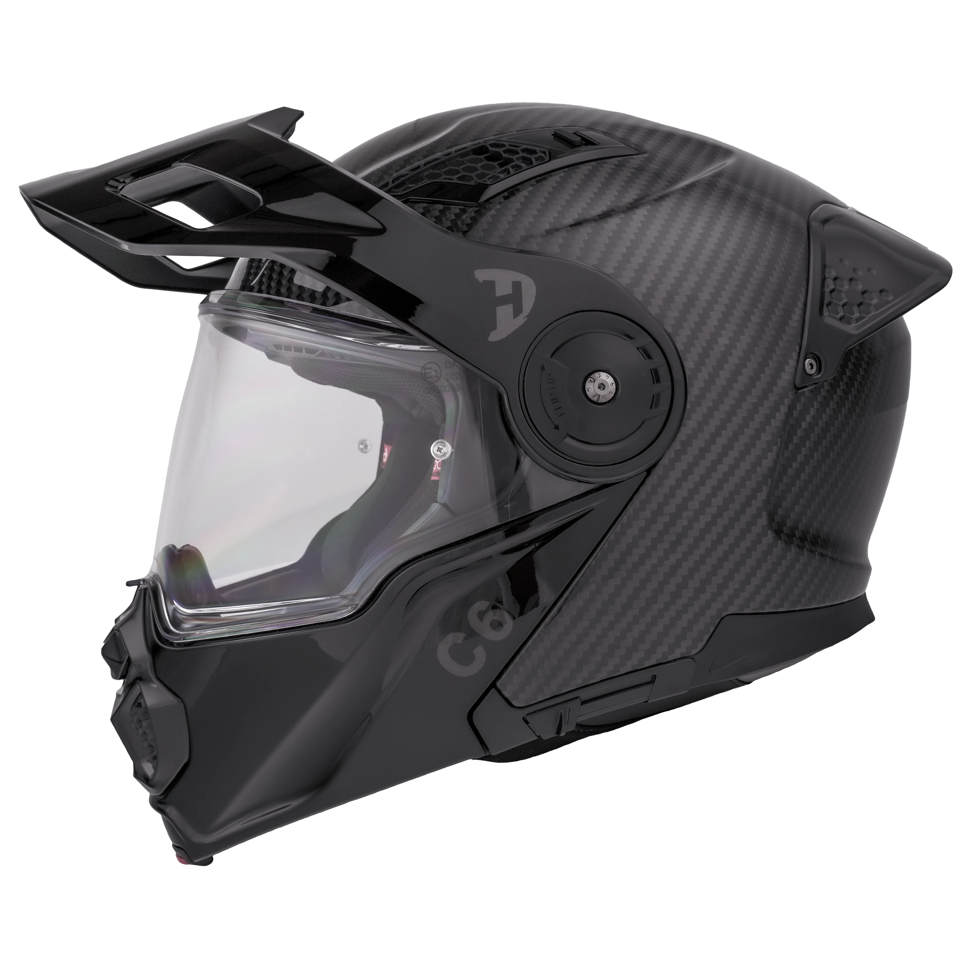 D.O.T. & ECE Daytona C6- Grey Carbon Fiber - Image 8