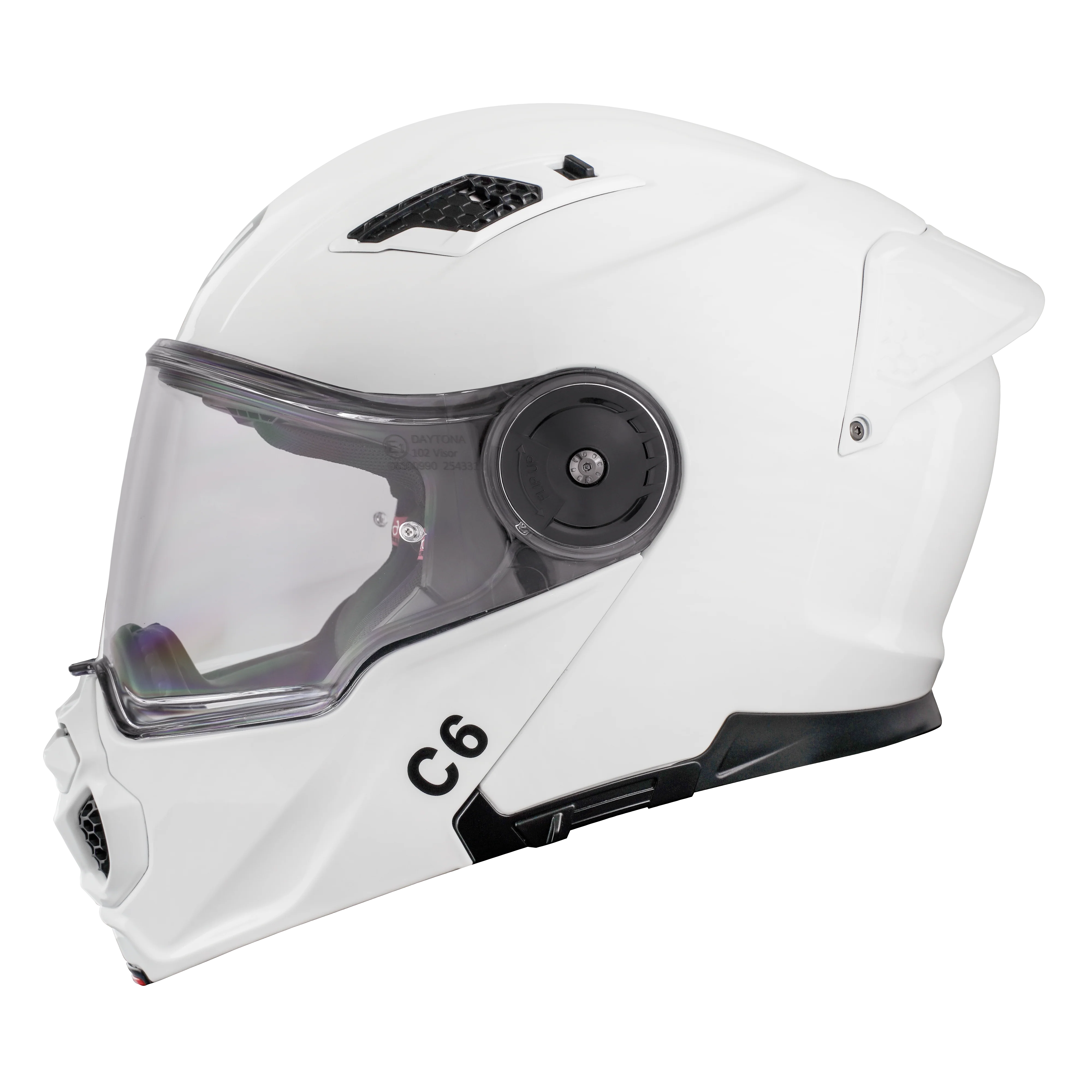 D.O.T. & ECE Daytona C6- Hi-Gloss White - Image 3