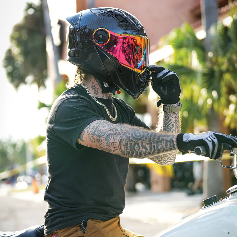 D.O.T. & ECE Daytona C6 PRO- Grey Carbon Fiber - Image 12