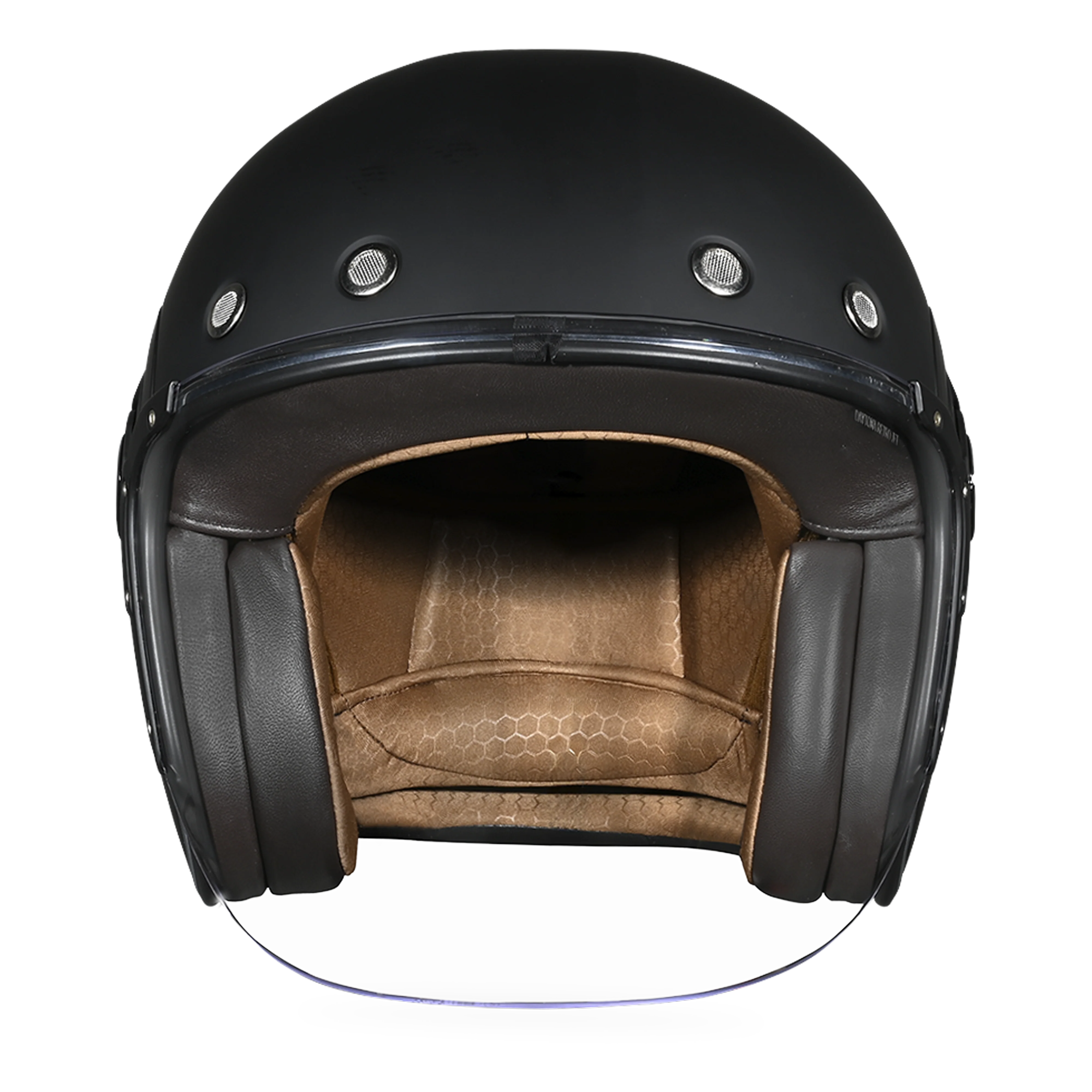 D.O.T. & ECE Daytona Retro Jet- Dull Black - Image 5