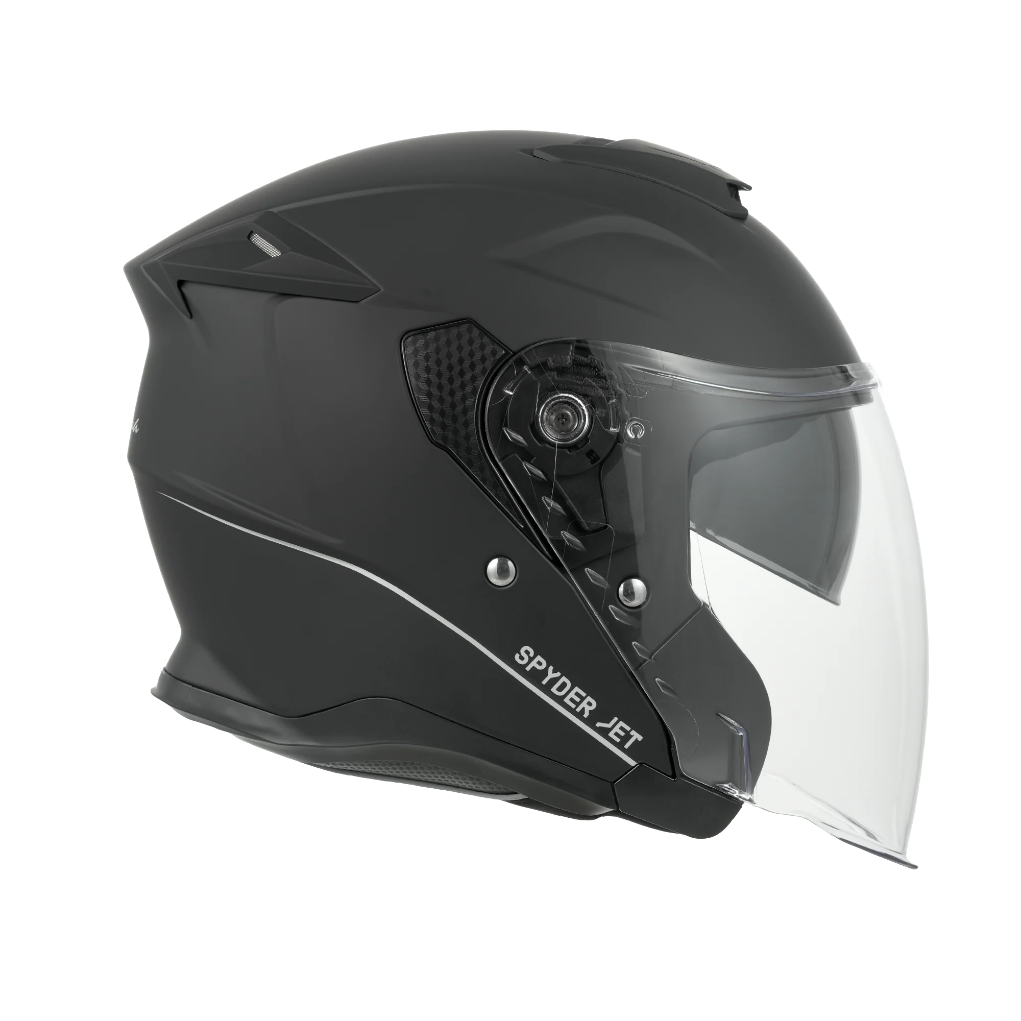 D.O.T. & ECE Daytona Spyder Jet- Dull Black - Image 4