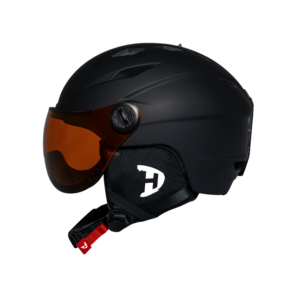 Daytona Carver Ski Helmet - Adjustable Ski Helmet for Men, Women & Youth - Dull Black with Anti-Fog Visor - Image 12