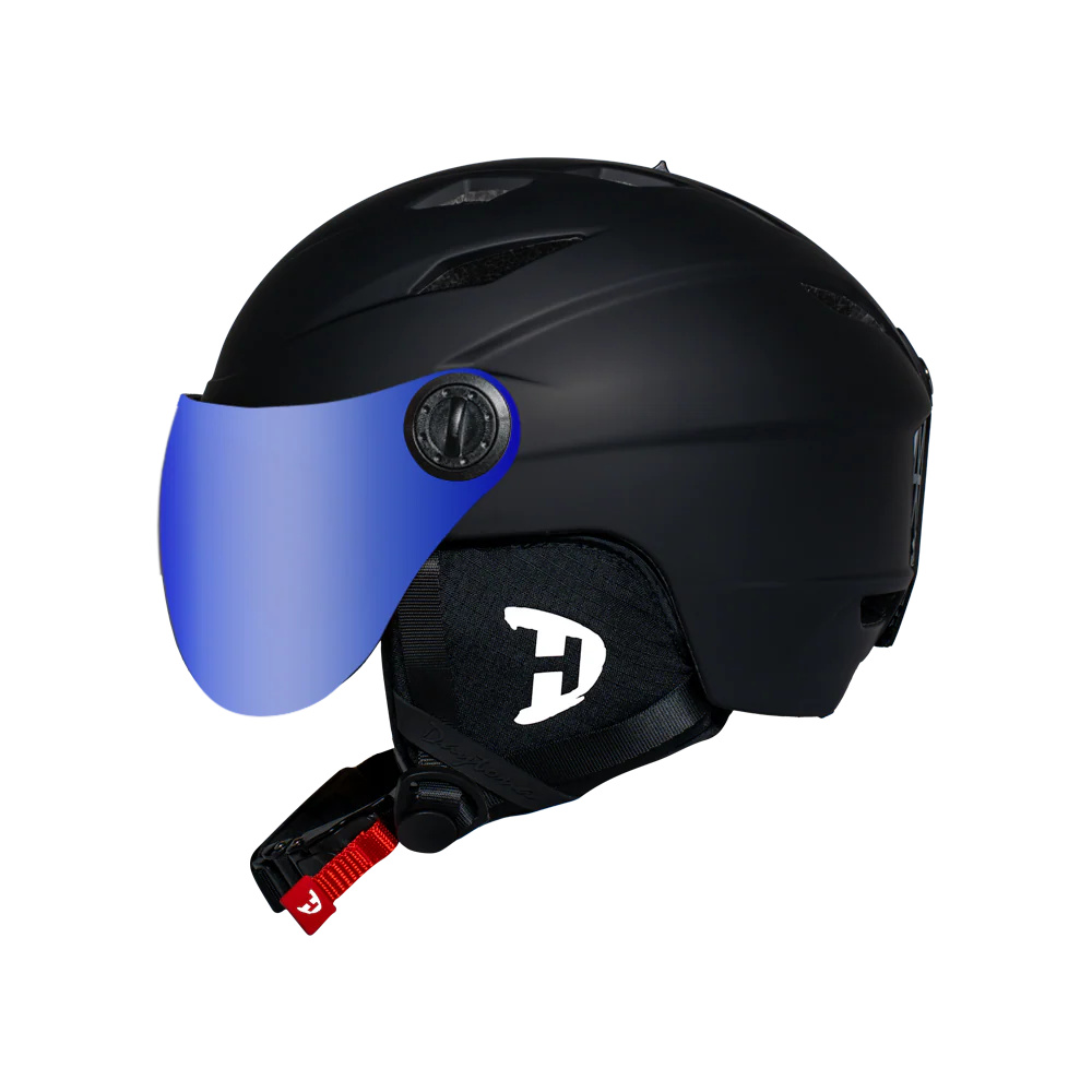 Daytona Carver Ski Helmet - Adjustable Ski Helmet for Men, Women & Youth - Dull Black with Anti-Fog Visor - Image 13