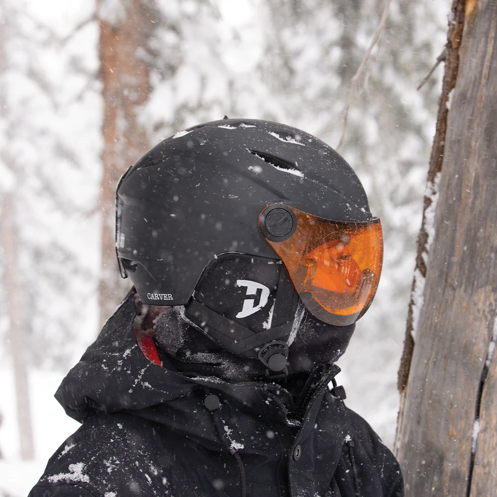Daytona Carver Ski Helmet - Adjustable Ski Helmet for Men, Women & Youth - Dull Black with Anti-Fog Visor - Image 15