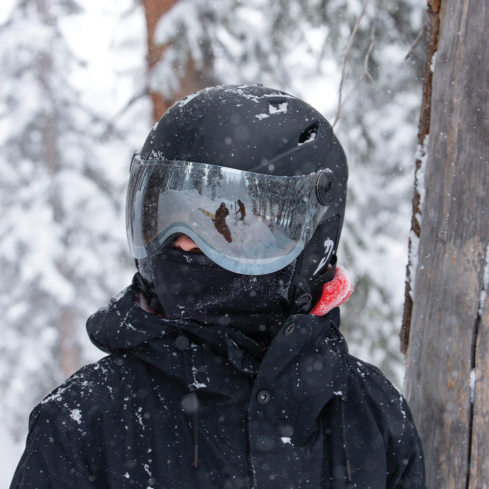 Daytona Carver Ski Helmet - Adjustable Ski Helmet for Men, Women & Youth - Dull Black with Anti-Fog Visor - Image 16